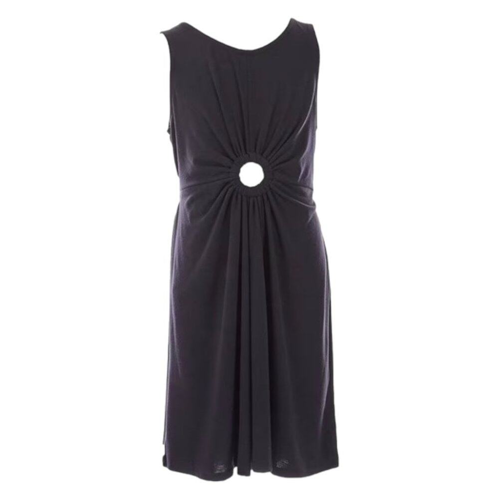 Habitual Kids Black Sleeveless Ring Front Cut-Out Dress Size 12 NWOT